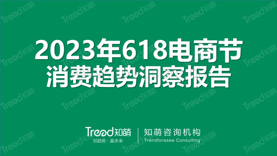 2023-2023年度618电商节消费趋势洞察报告.pdf_第1页