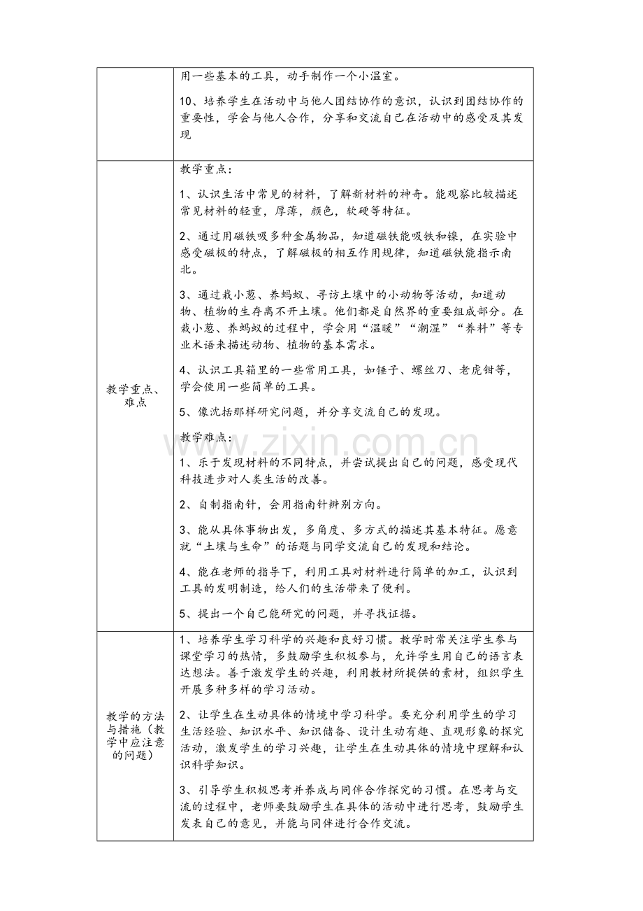 苏教版二年级科学下册教学计划.doc_第2页