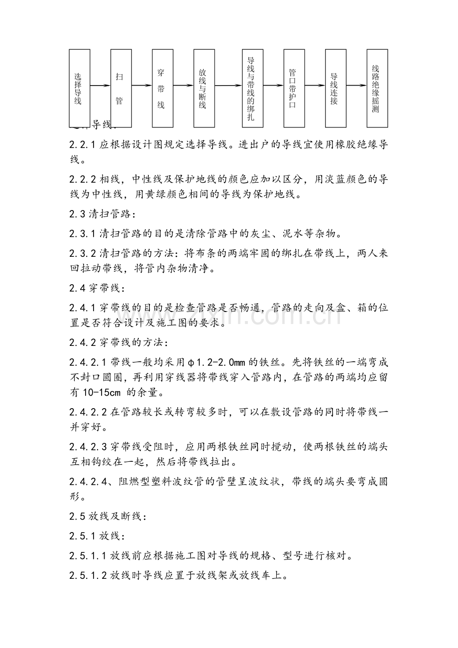 电气工程施工技术方案.doc_第2页