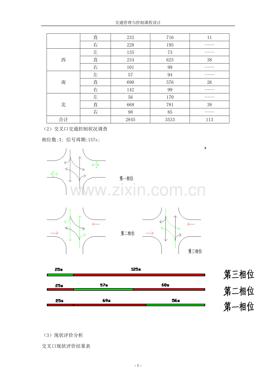 交通管理与控制课程设计报告.doc_第3页