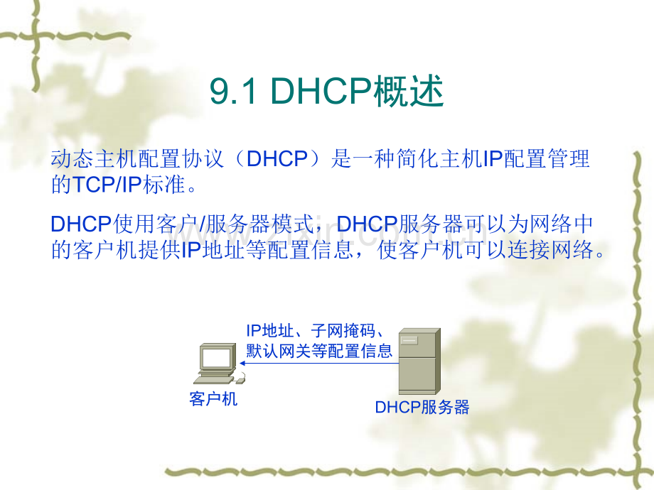 安装和配置DHCP服务.pptx_第1页