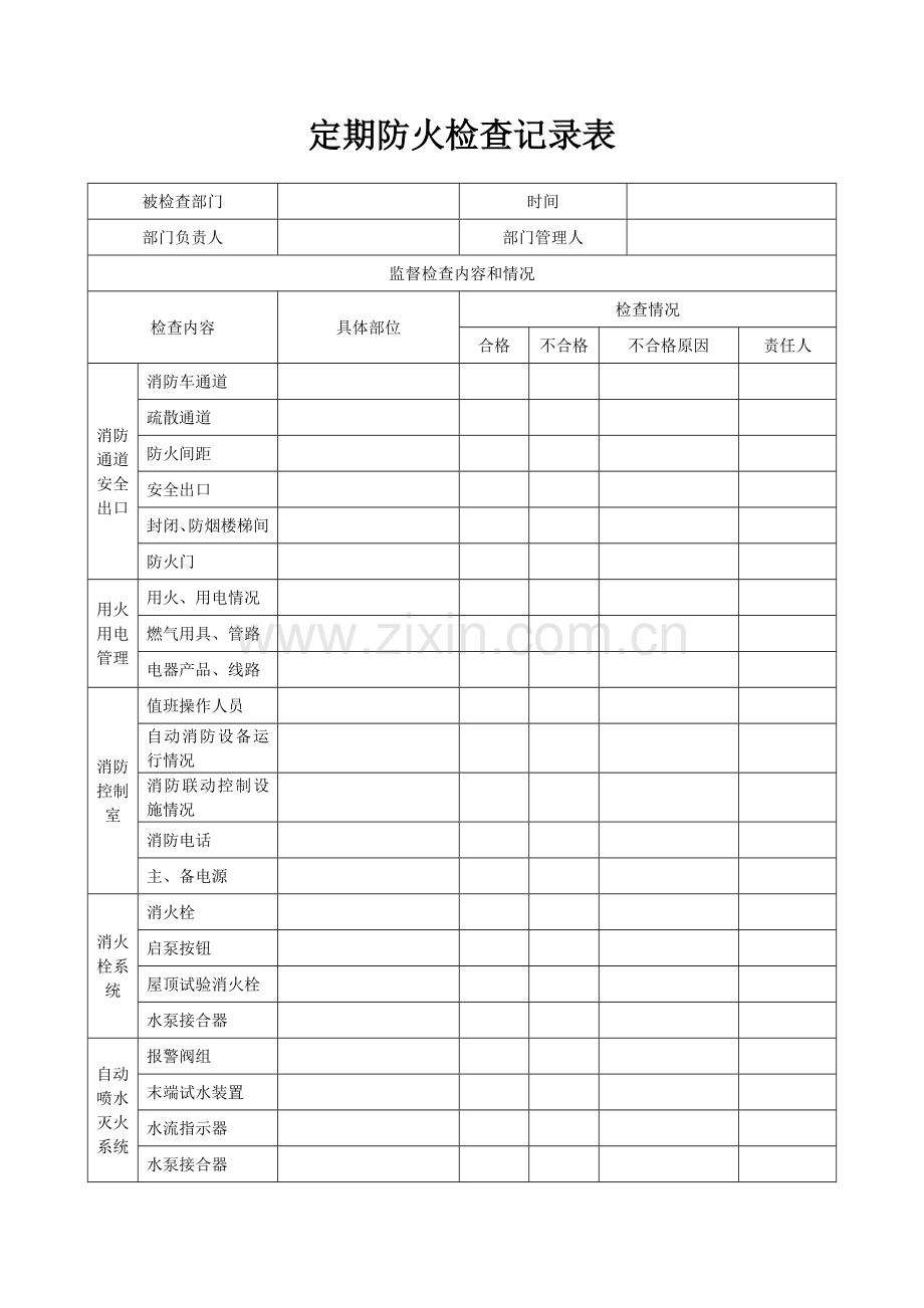 人员密集场所各种表格.doc_第1页