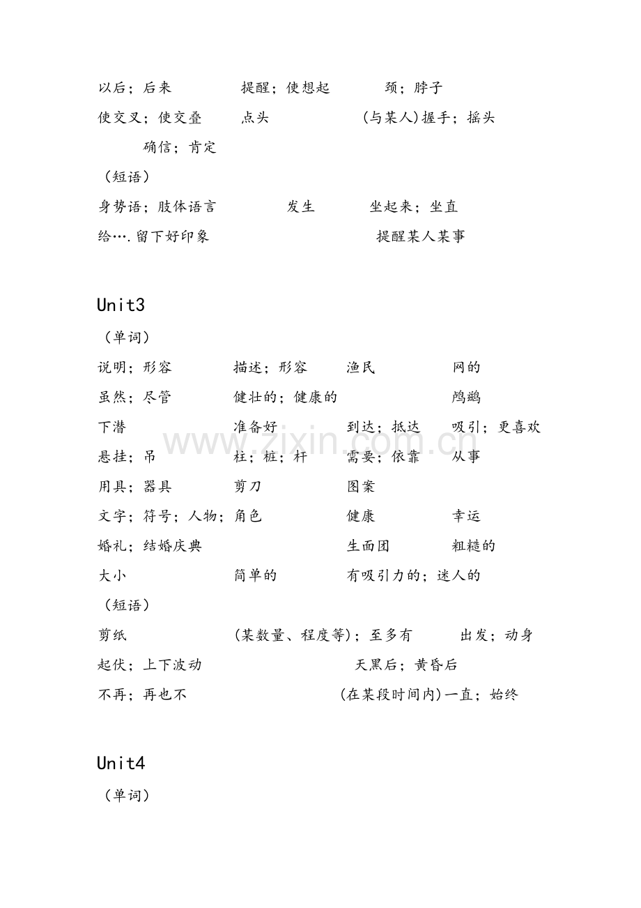 沪教牛津版英语单词默写(八年级下).doc_第2页