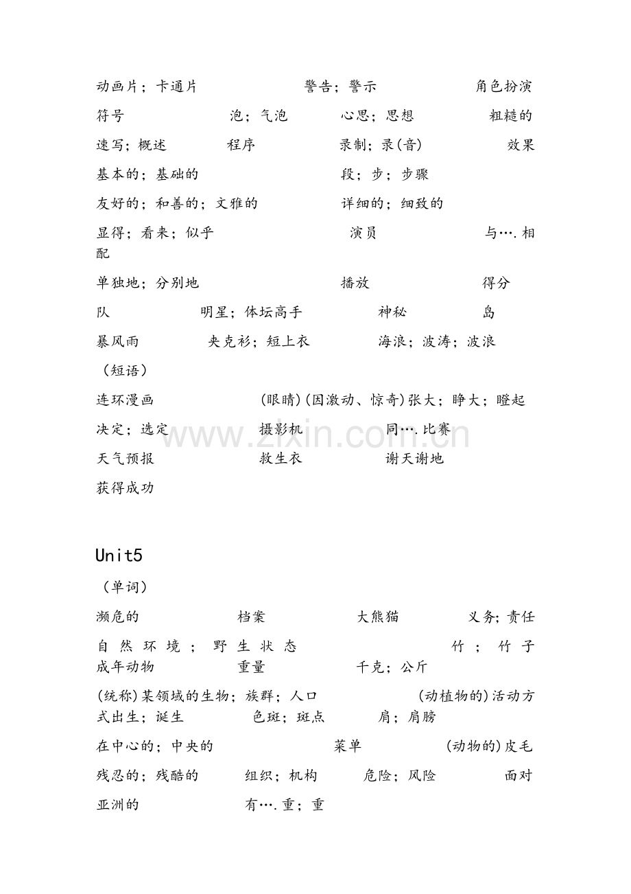 沪教牛津版英语单词默写(八年级下).doc_第3页