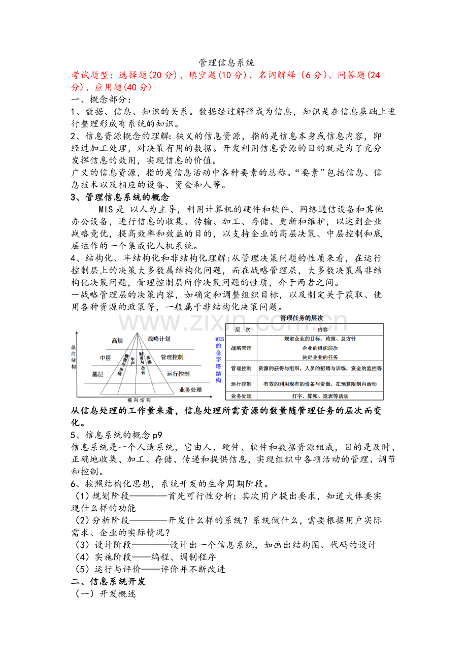 管理信息系统期末复习资料.doc_第1页