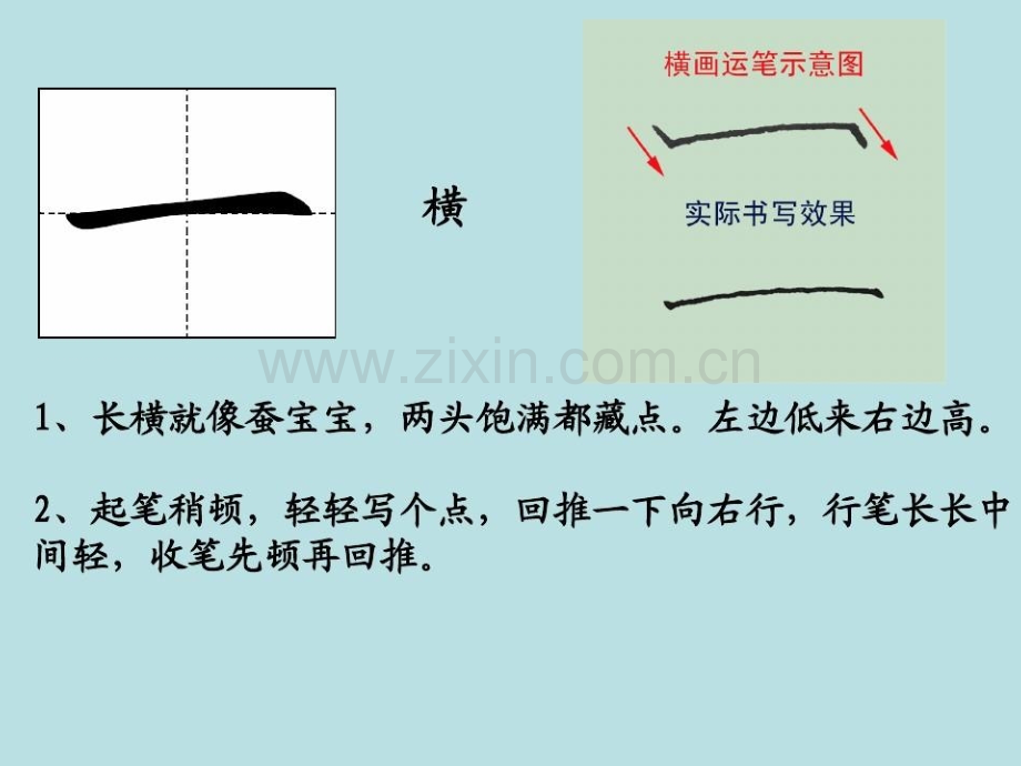 毛笔书法点横竖撇捺等笔画书写教学.pptx_第2页