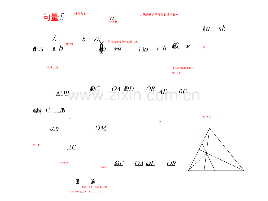 高三数学平面共线向量应用.pptx_第2页