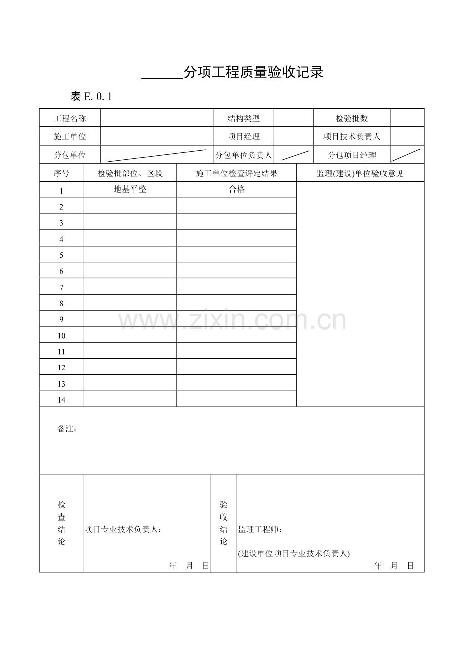 819水泥砂浆防水层分项工程质量验收记录.docx_第1页