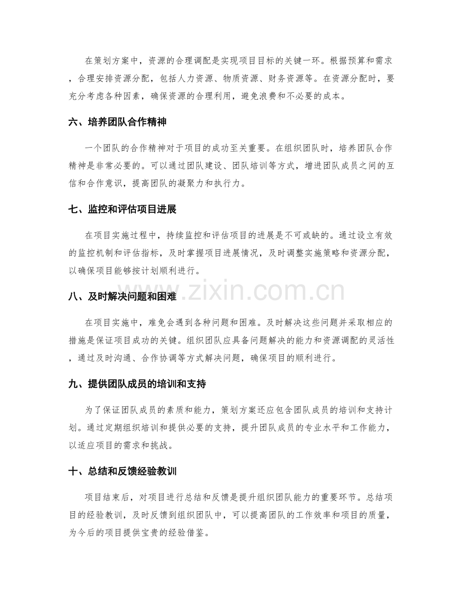 策划方案中组织团队与资源调配的关键要点梳理.docx_第2页