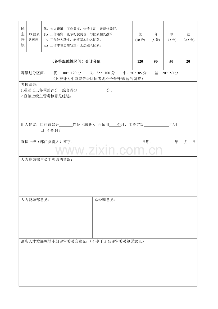 员工晋升考核表.doc_第3页