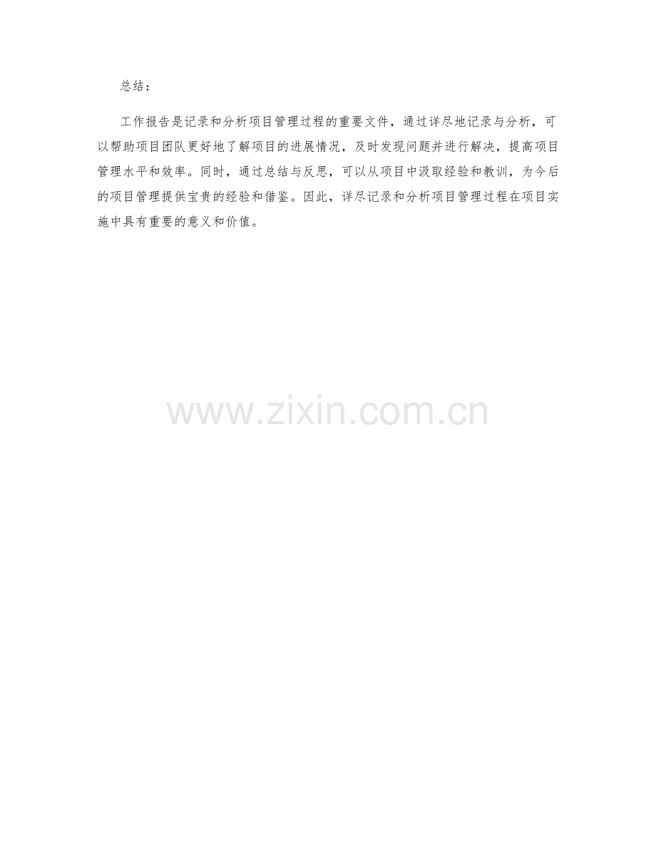 工作报告如何详尽记录和分析项目管理过程.docx_第3页