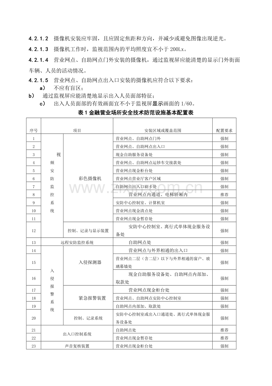 上海市质量技术监督局发布上海市地方标准重点单位重要部位安全技术防范系统要求金融营业场所.doc_第3页