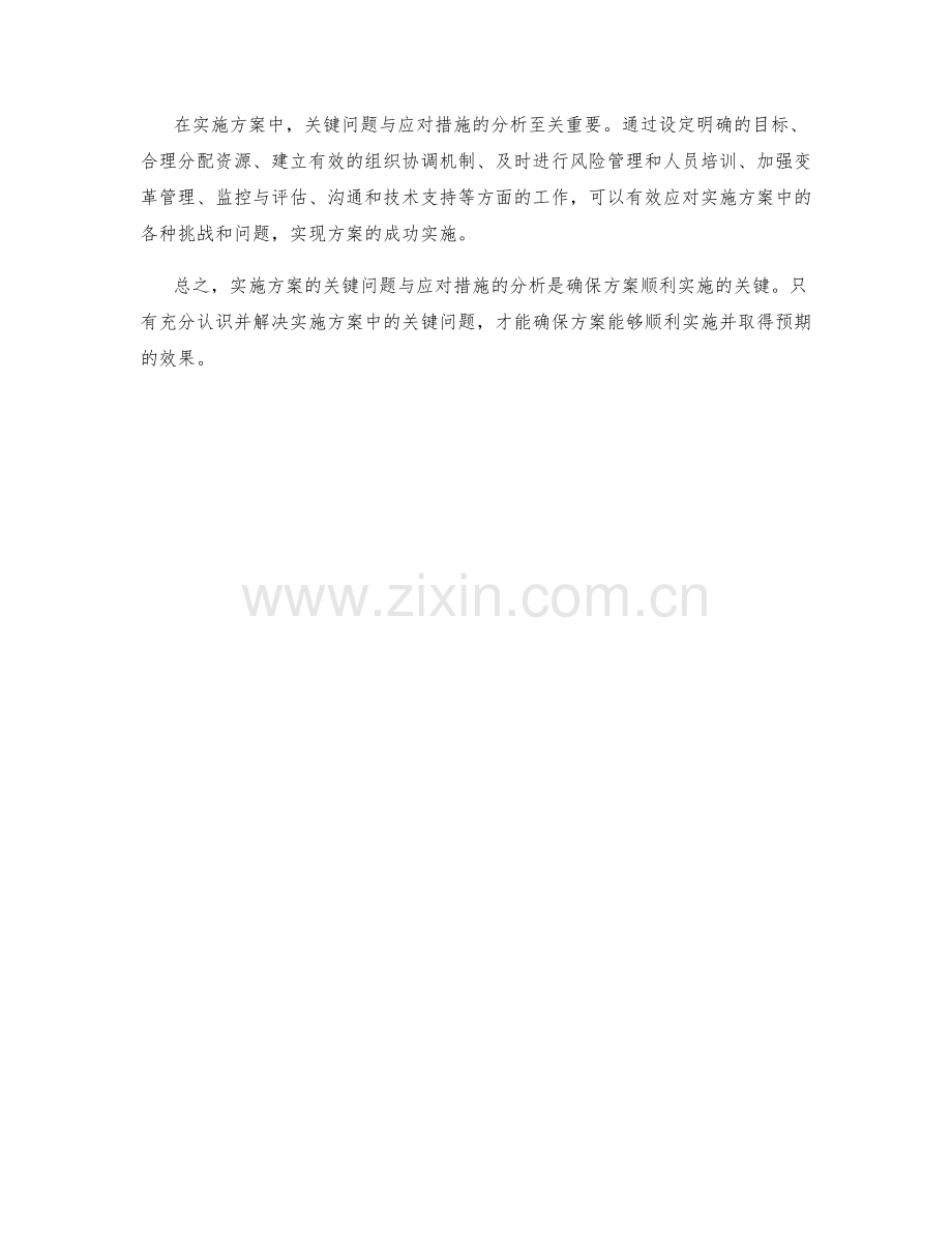 实施方案的关键问题与应对措施分析.docx_第3页