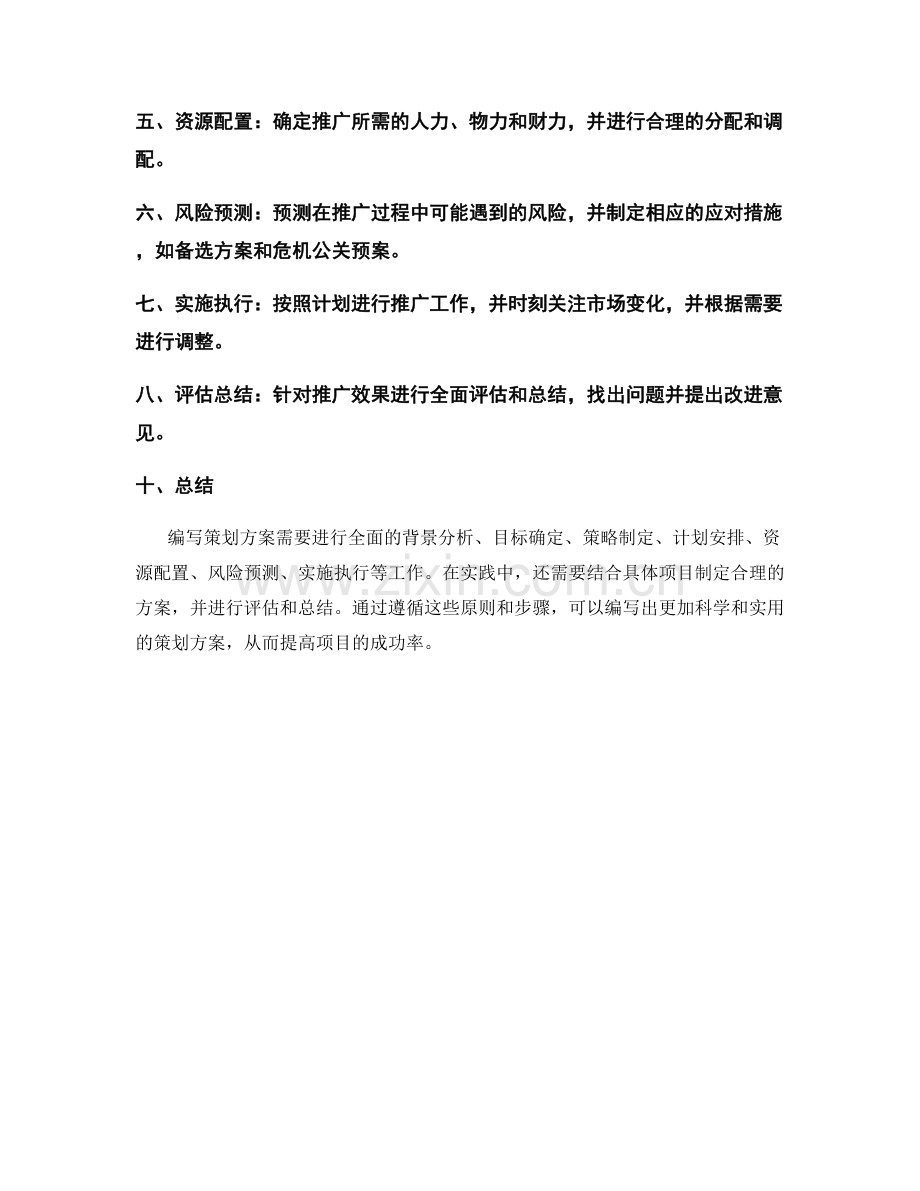 策划方案编写的经典范例与指导原则.docx_第3页