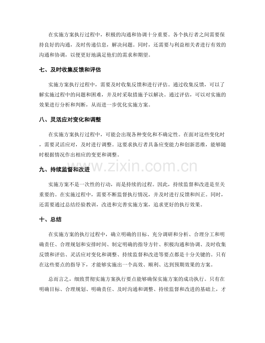 细致贯彻的实施方案执行要点.docx_第2页