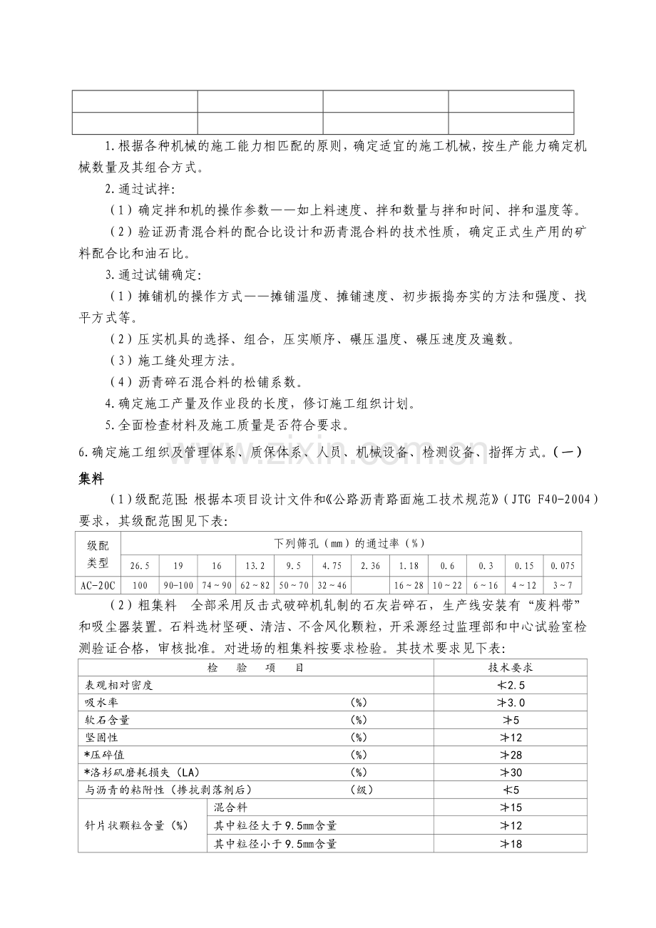 沥青路面中面层试验路段施工方案.docx_第1页