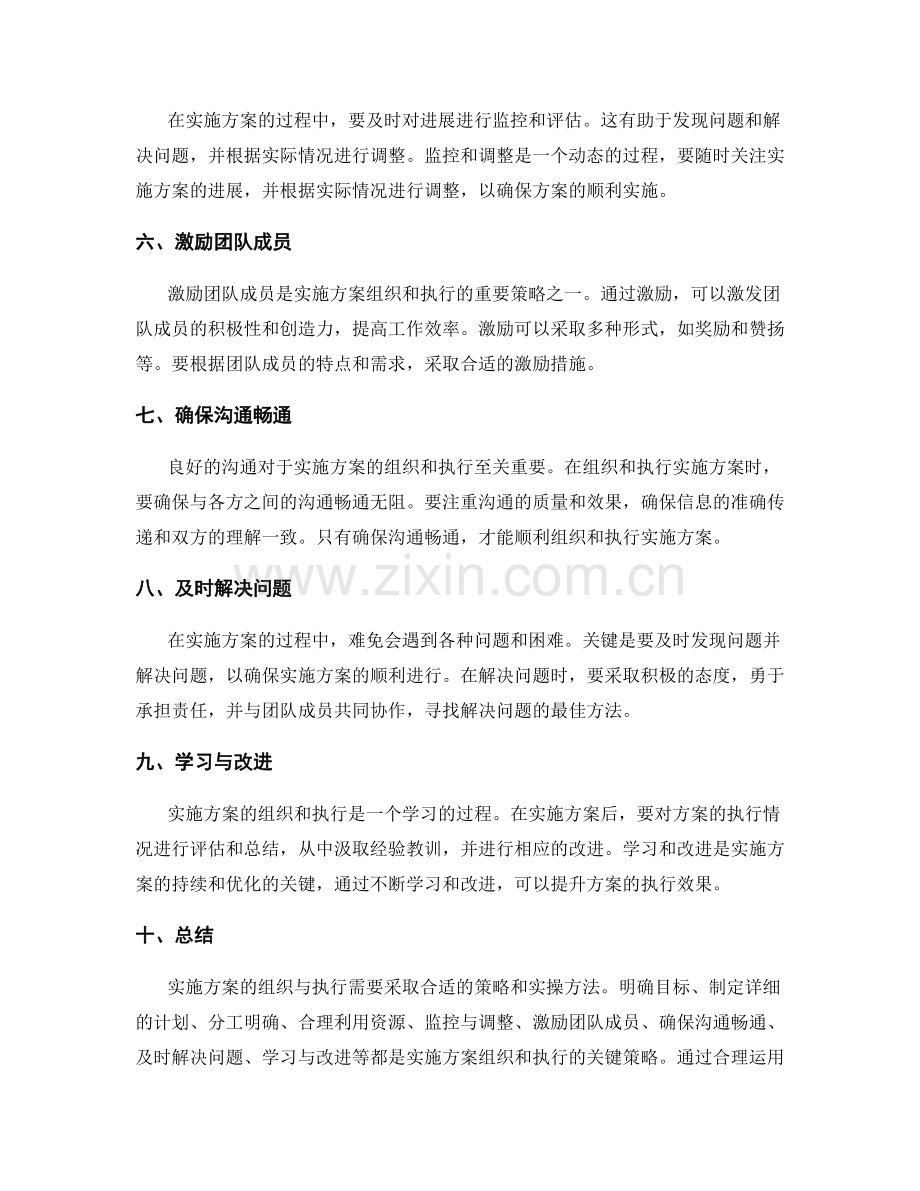 实施方案的组织与执行的策略与实操.docx_第2页