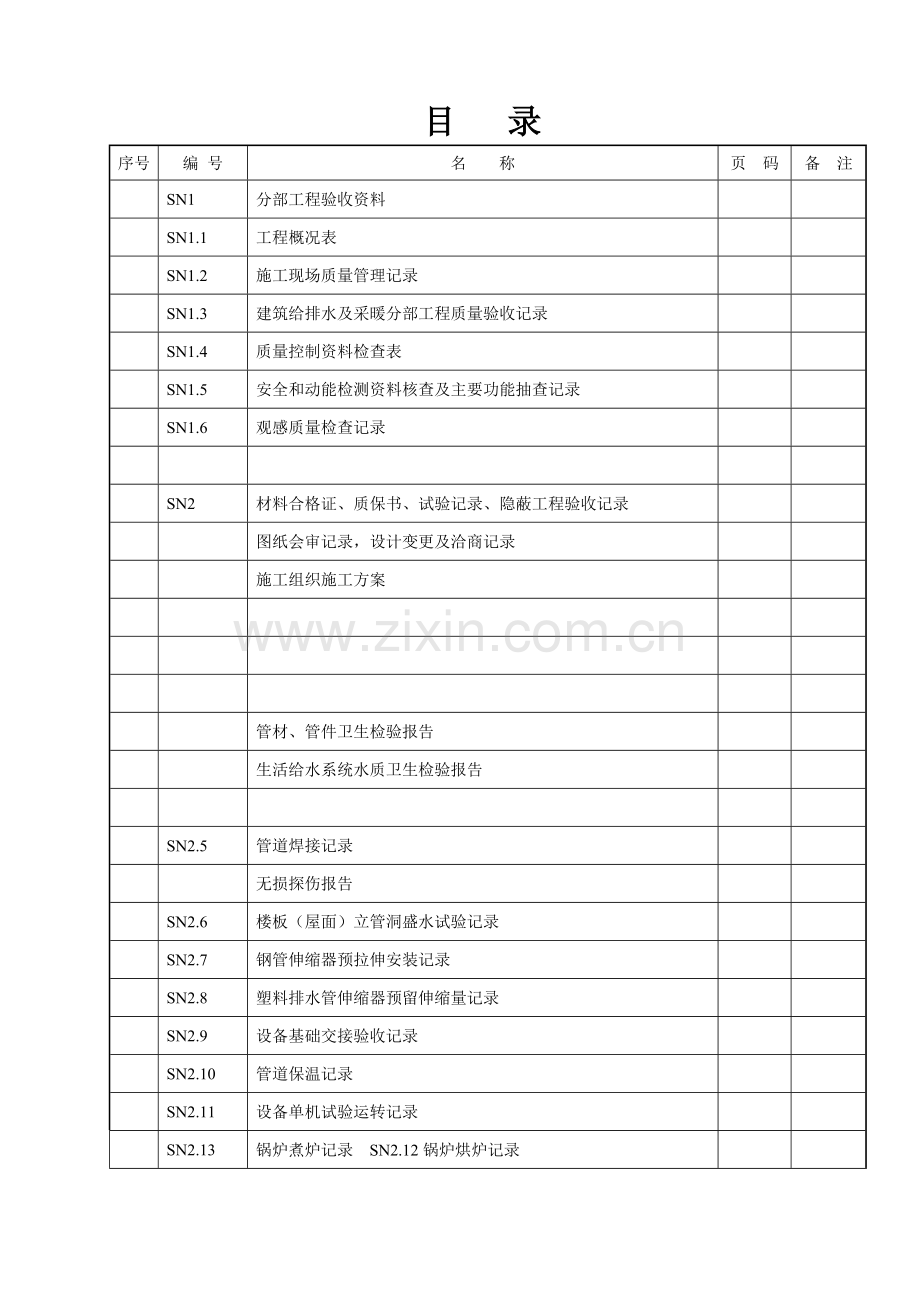 精密机械制造公司模具电机车间建筑给排水及采暖工程资料.docx_第1页