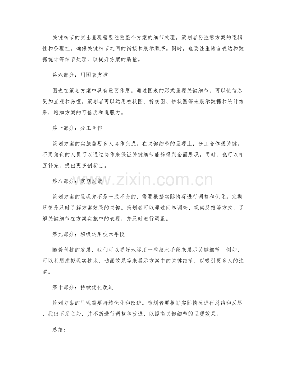 策划方案中关键细节的重点呈现.docx_第2页