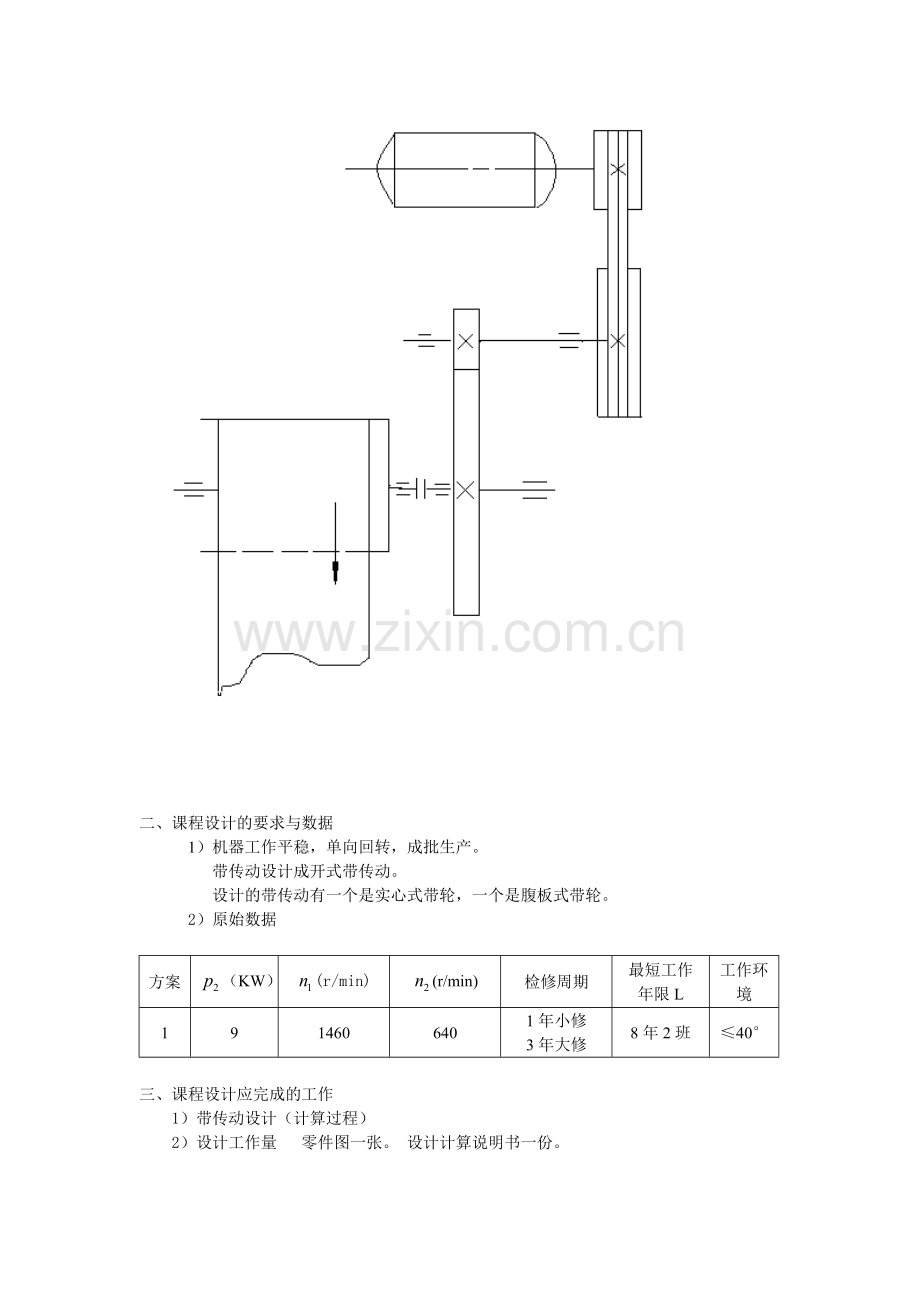 机械设计基础课程设计通风机的V带传动设计.doc_第3页