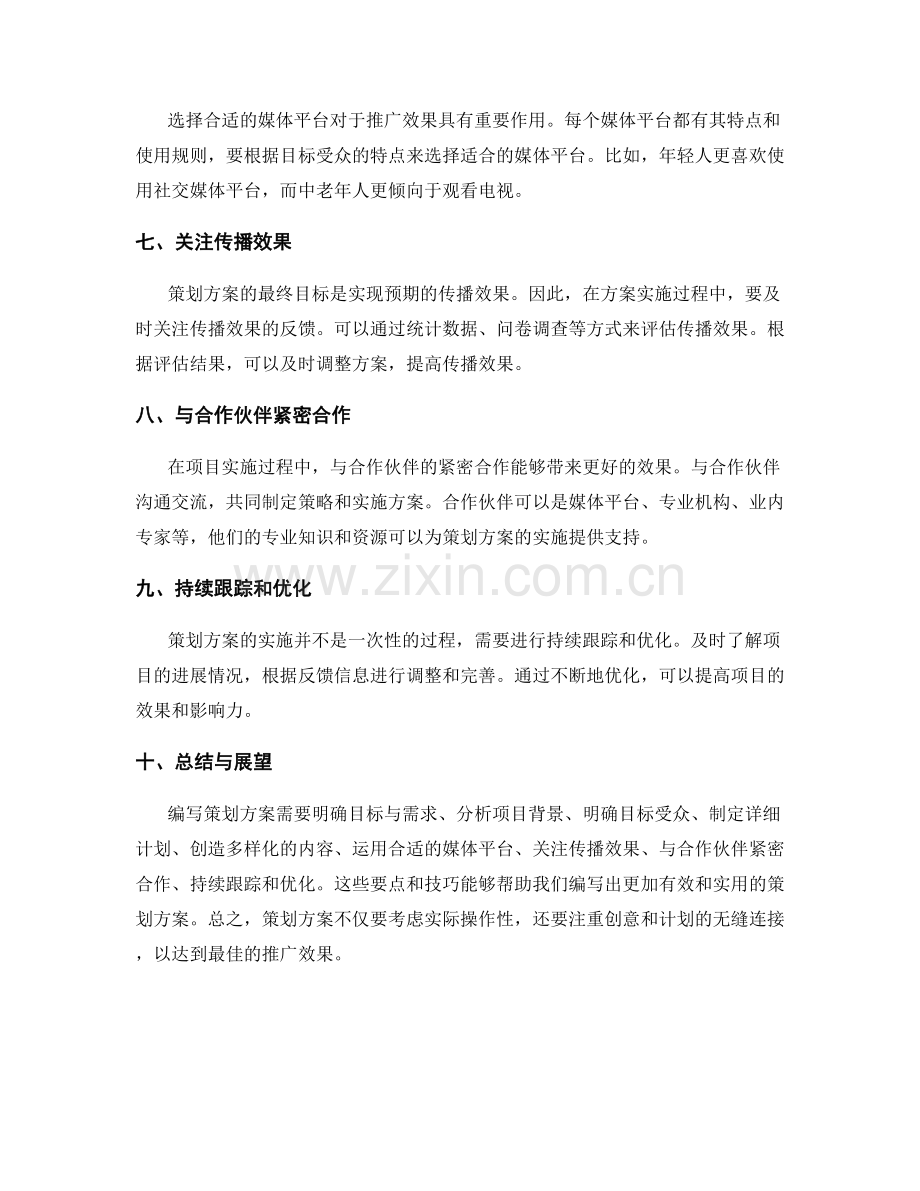 编写策划方案必备的要点与技巧.docx_第2页