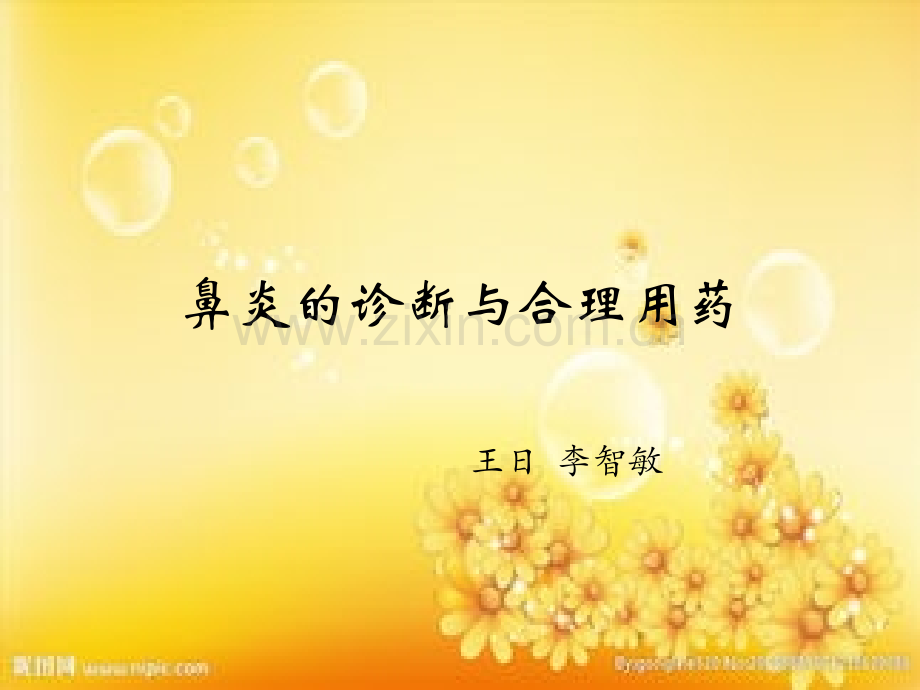 执业药师继续教育鼻炎.ppt_第1页