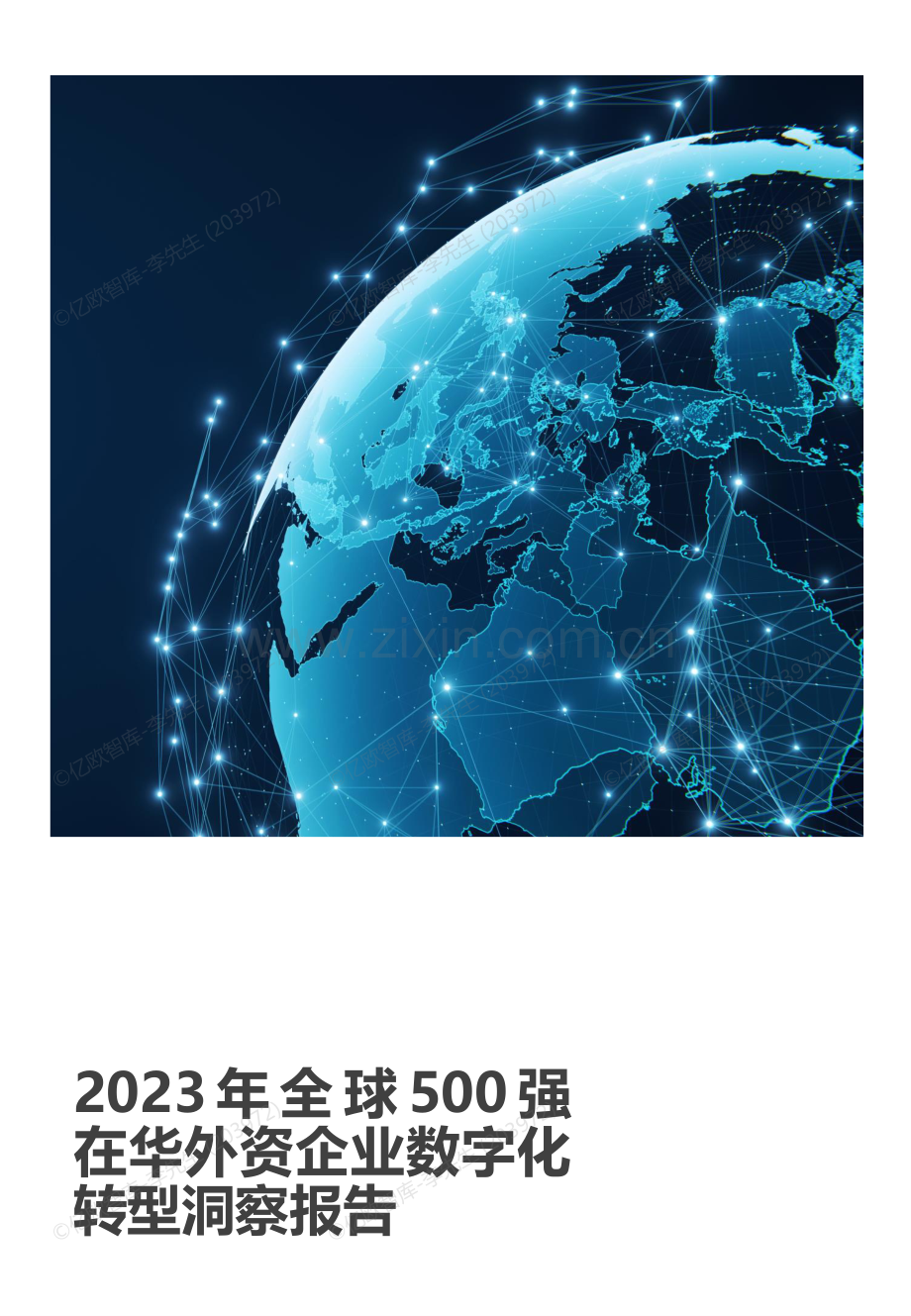 2023全球500强在华外资数字化转型洞察报告.pdf_第1页