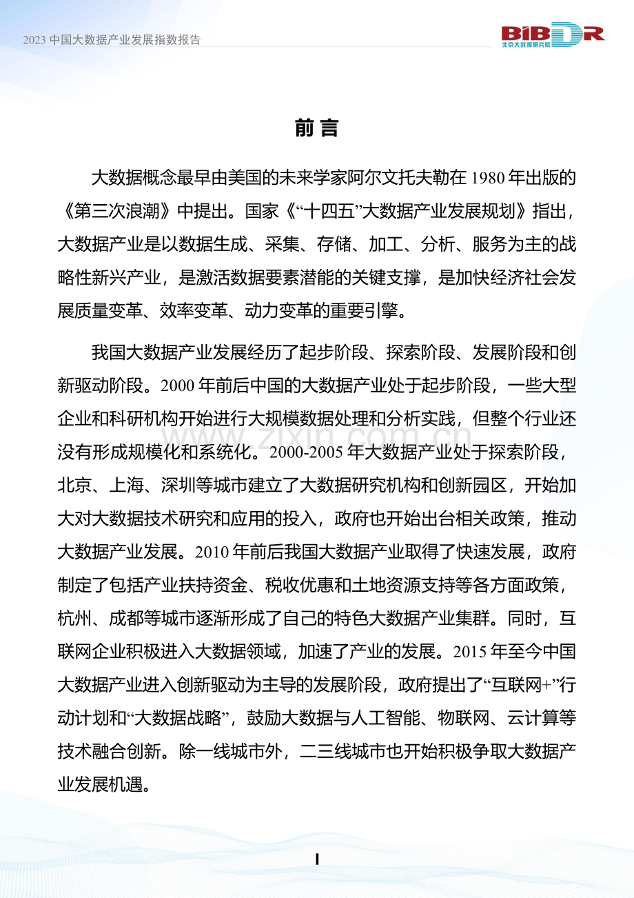 2023中国大数据产业发展指数报告.pdf_第2页