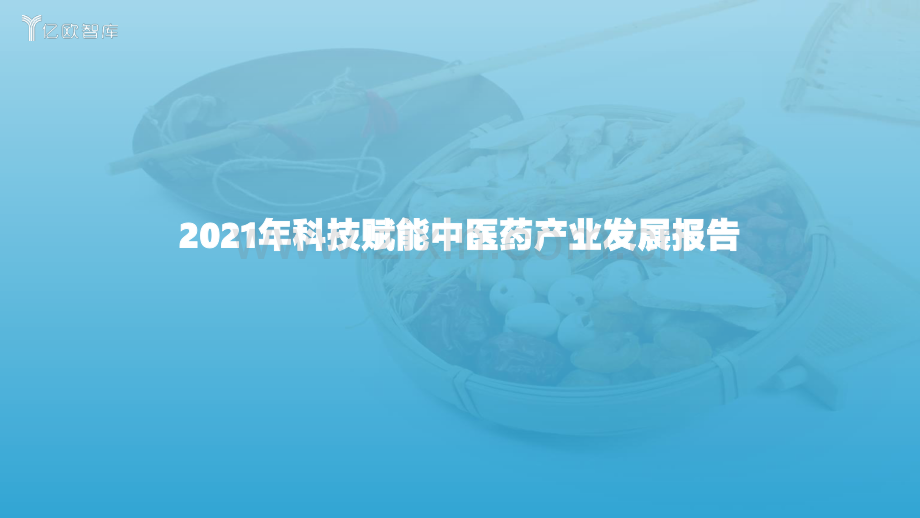 2021年科技赋能中医药产业发展报告.pdf_第1页