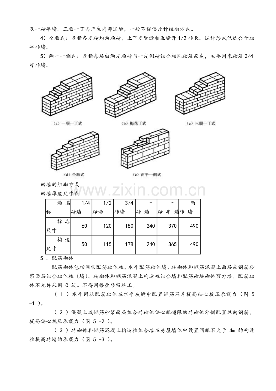 常见的砖墙的组砌方式有.doc_第2页