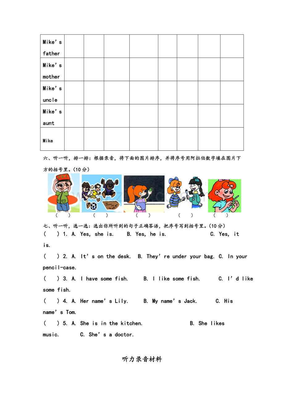 小学英语听力练习.doc_第3页