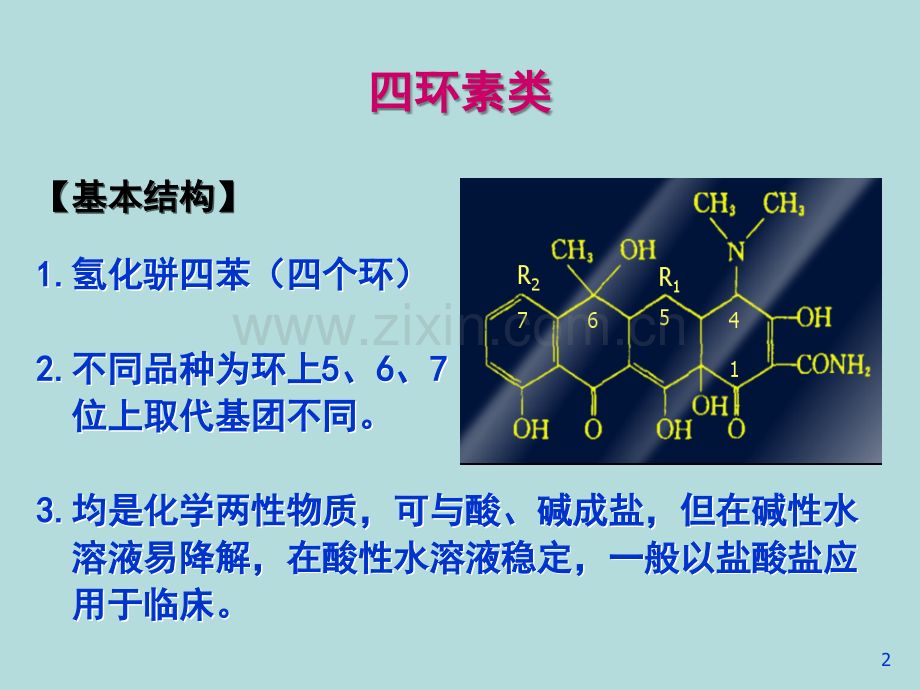 四环素类及氯霉素类抗生素ppt课件.ppt_第2页