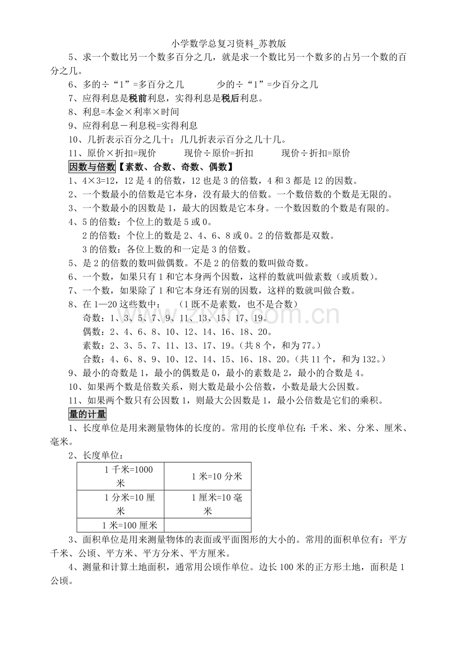 小学数学总复习资料-苏教版.doc_第3页