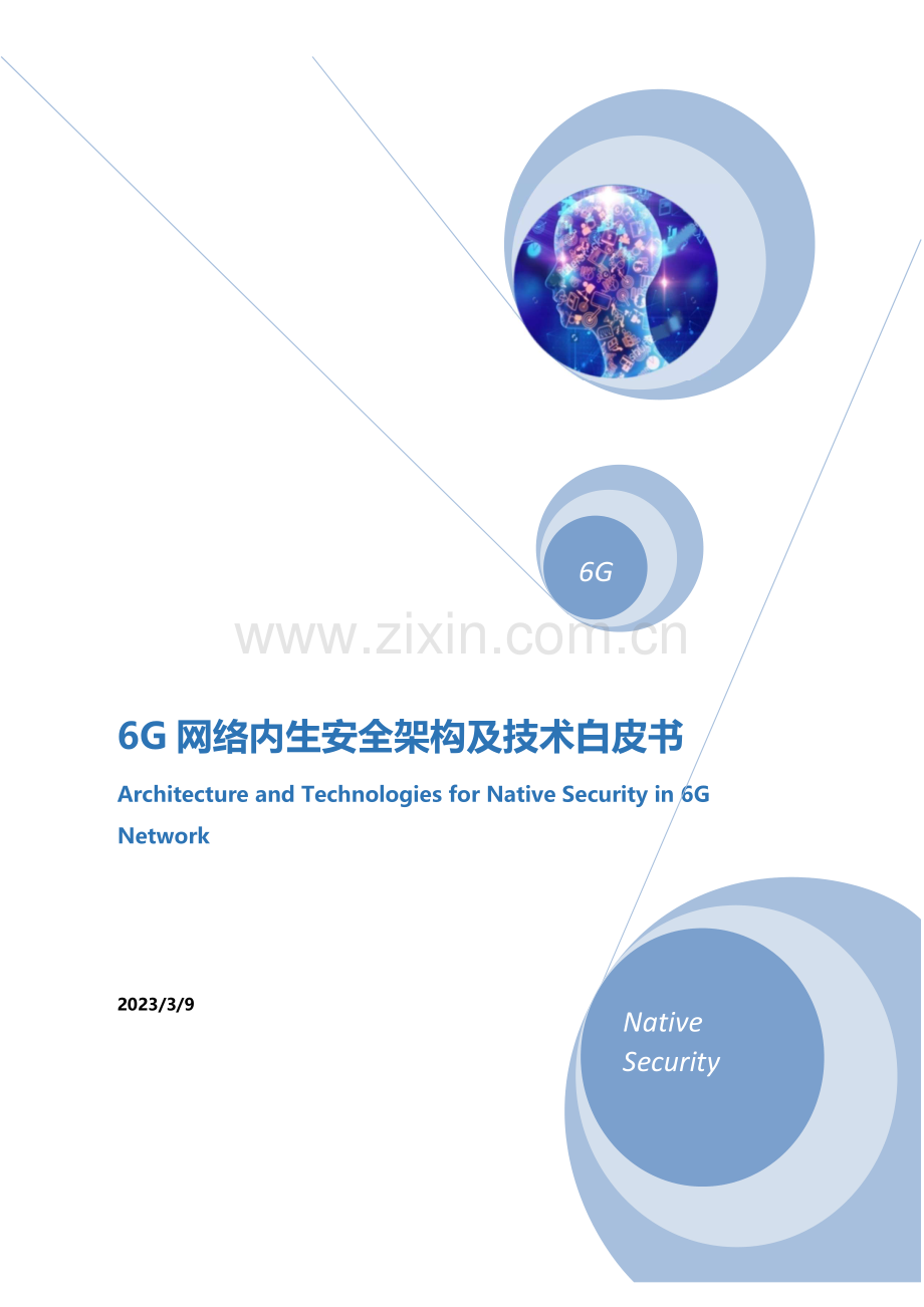 6G网络内生安全架构及技术白皮书.pdf_第1页