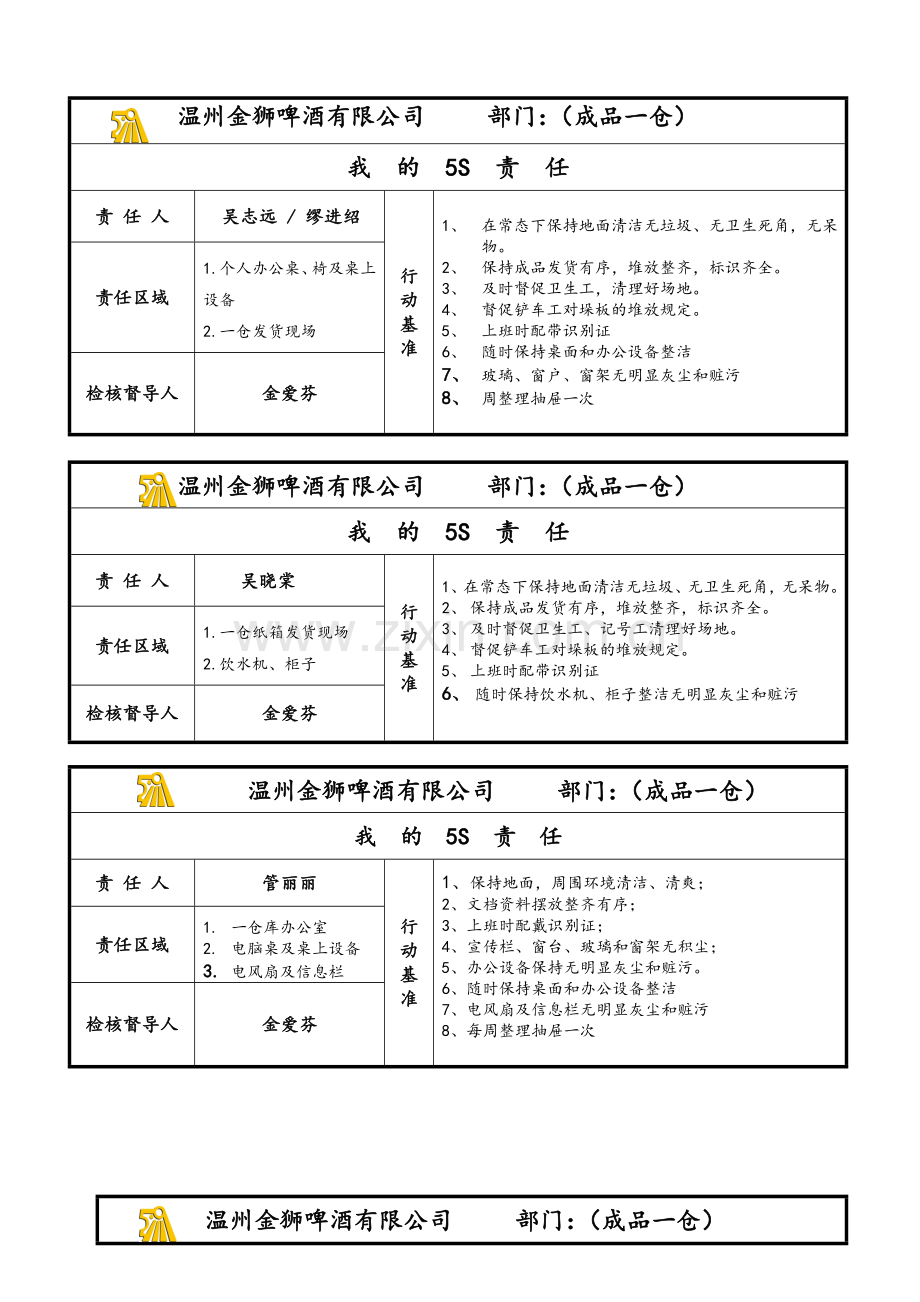 我的5S责任区(成品仓).doc_第1页