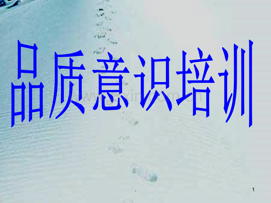 品质意识培训.ppt_第1页