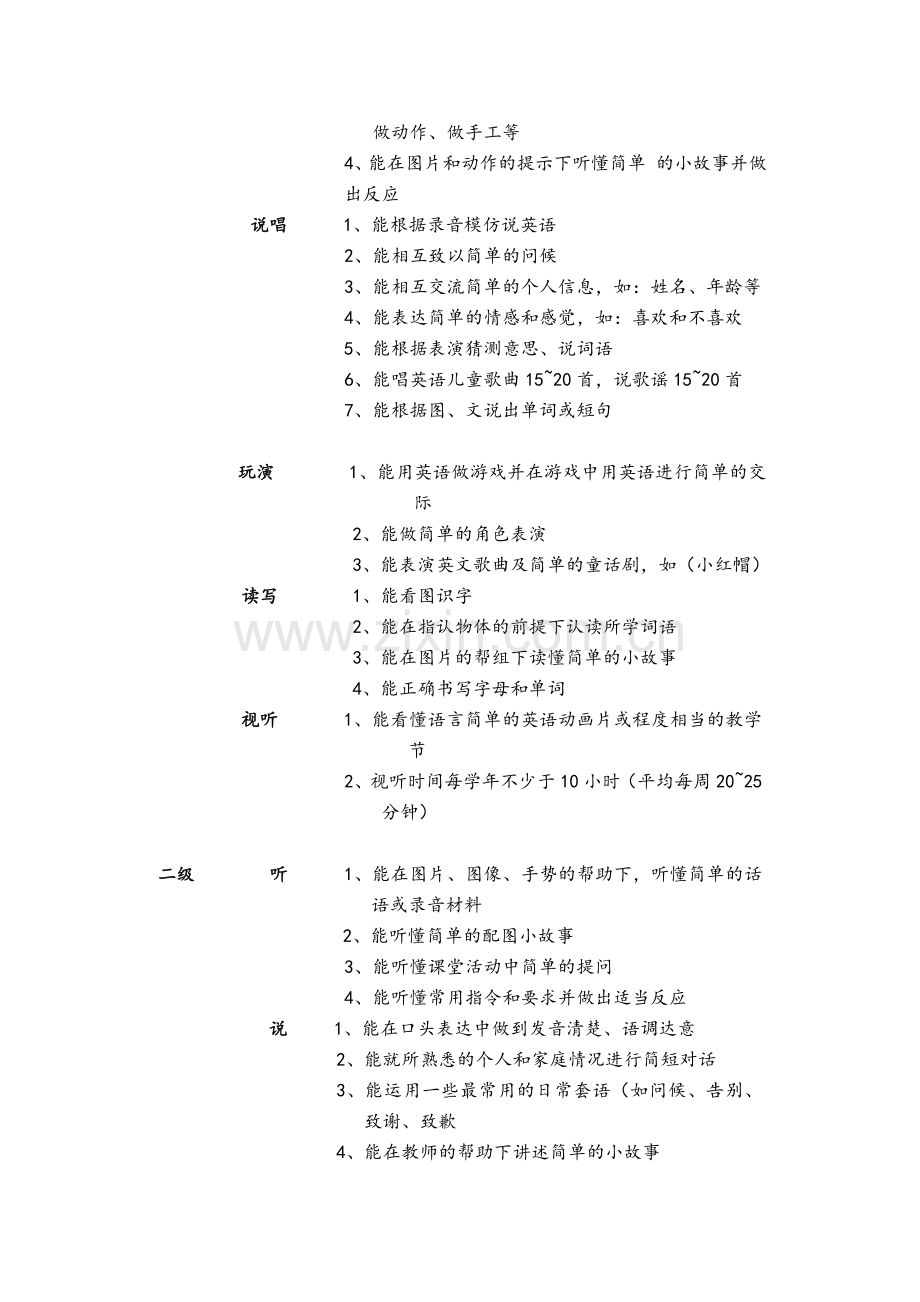 少儿英语教学目标.doc_第2页