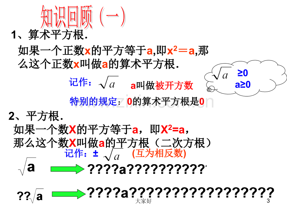 实数复习课课件人教版.ppt_第3页