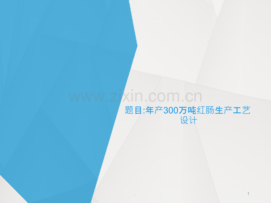 红肠生产工艺设计.ppt_第1页