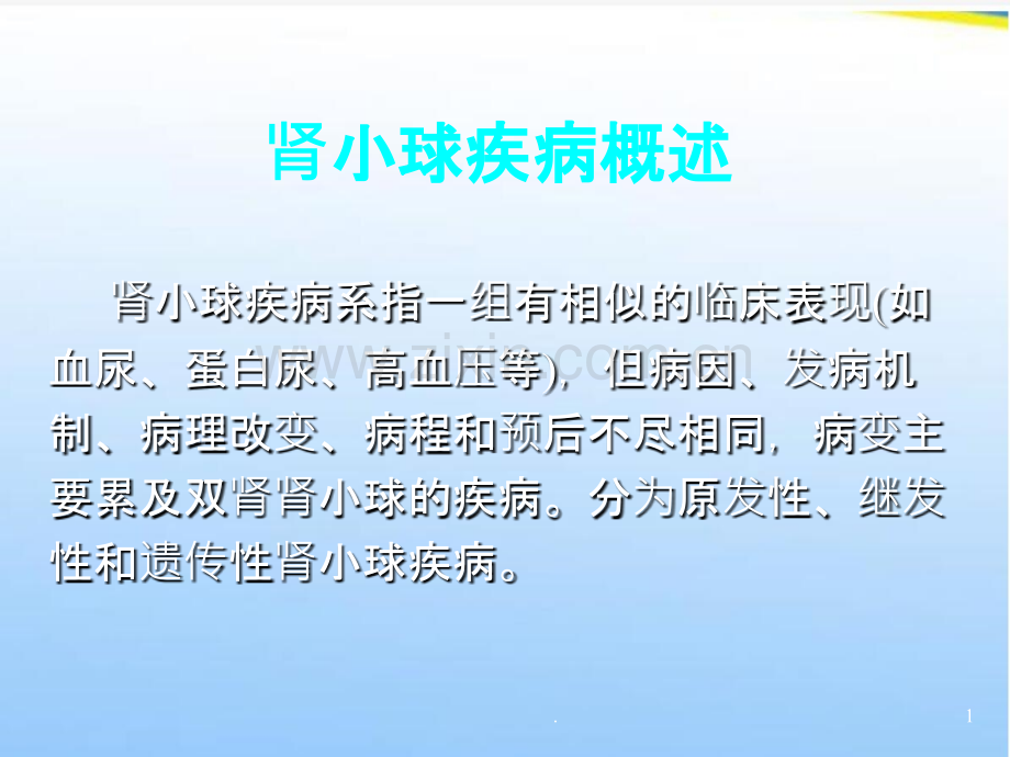 肾小球疾病概述.ppt_第1页