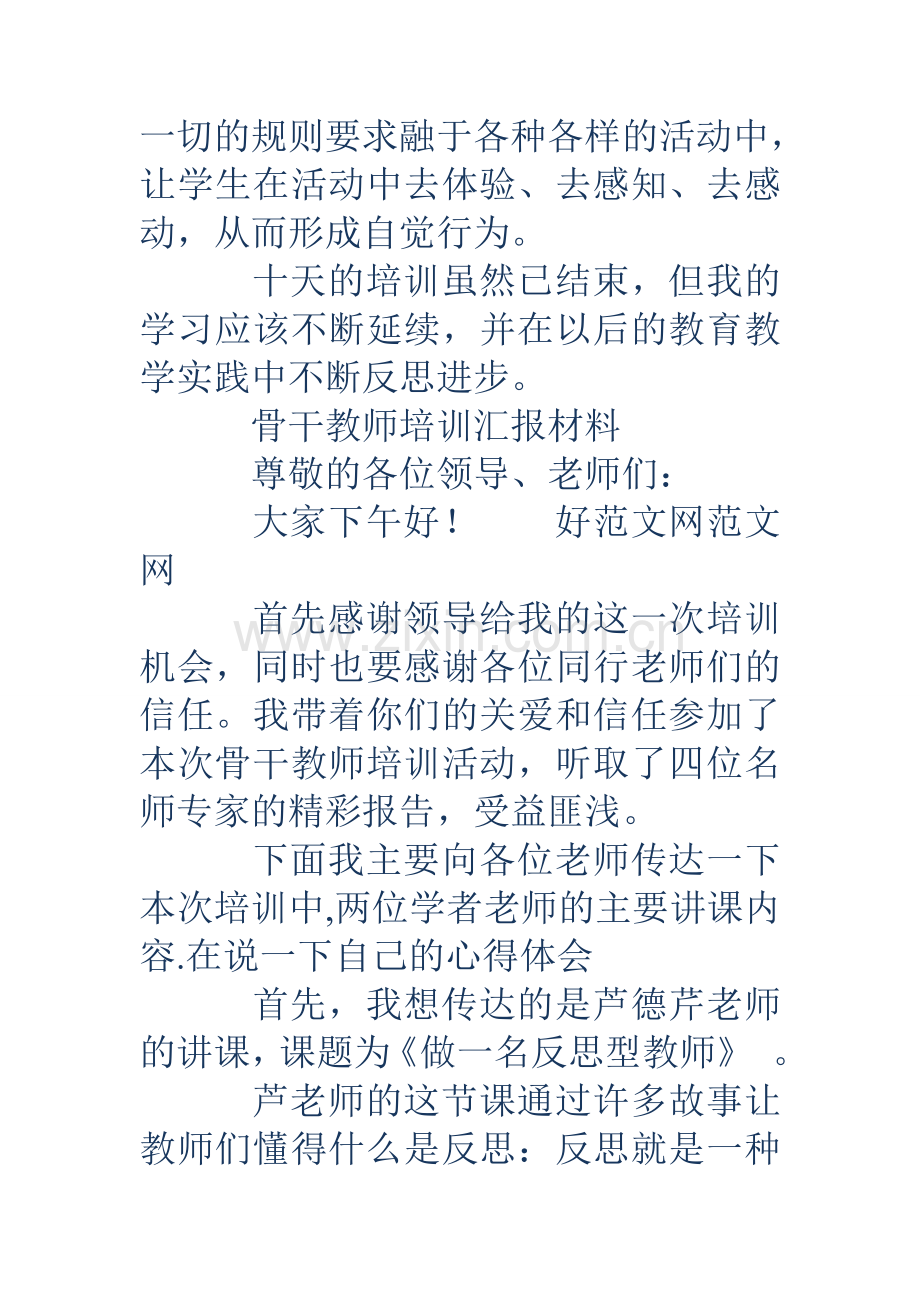 骨干教师培训汇报.doc_第3页