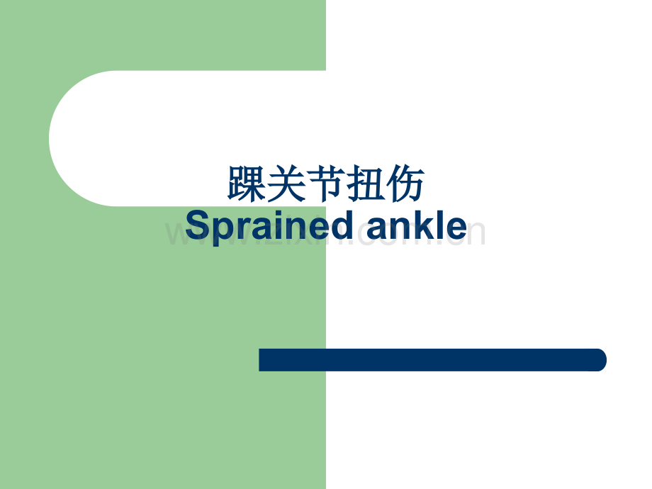 踝关节扭伤Sprainedankle.ppt_第1页