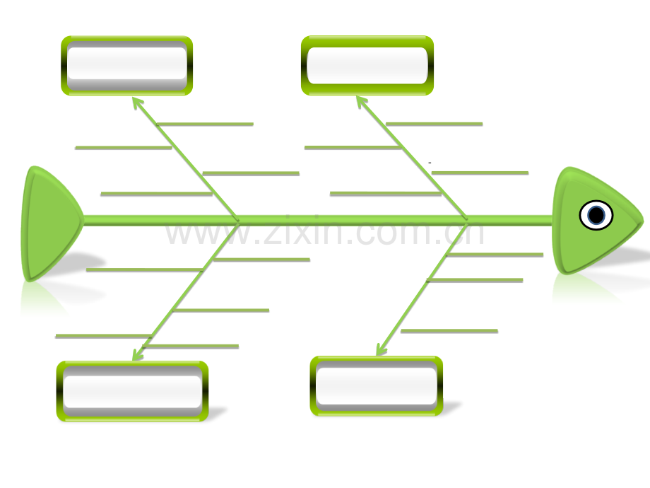 精美鱼骨图模板多种可选.pptx_第1页