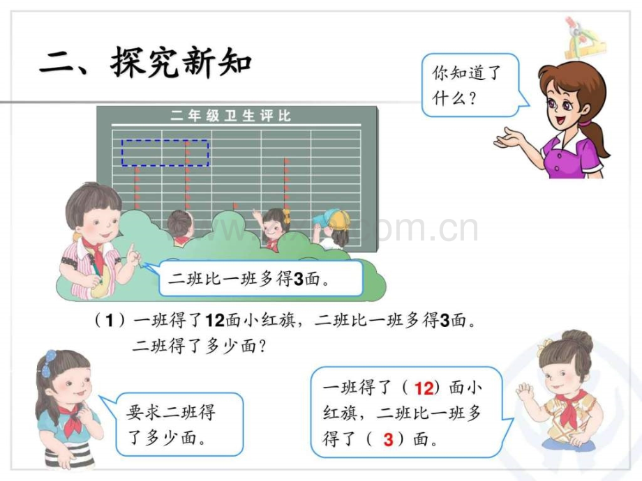 新人教版二级上册数学以内的加法和减法二例.pptx_第3页