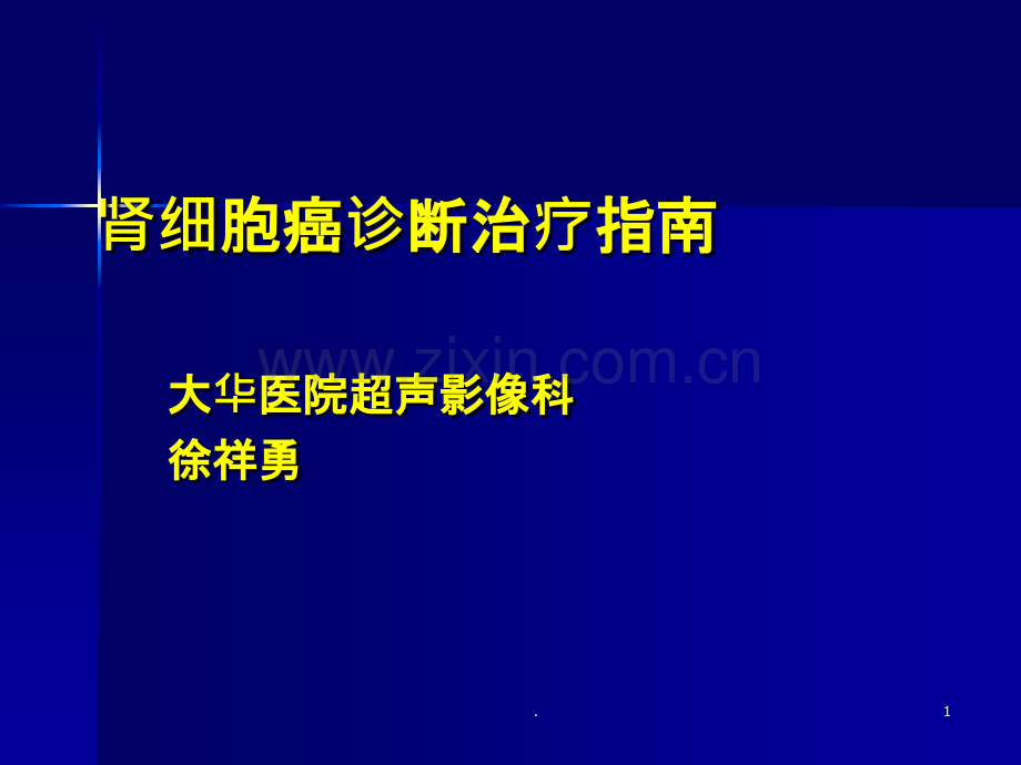 肾癌诊疗指南.ppt_第1页