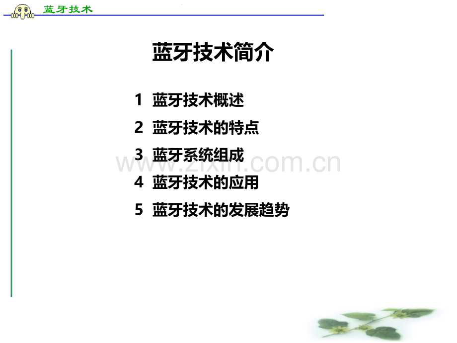 蓝牙技术简介.ppt_第1页