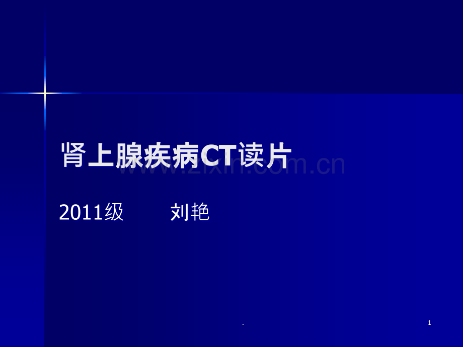 肾上腺疾病CT读片.ppt_第1页