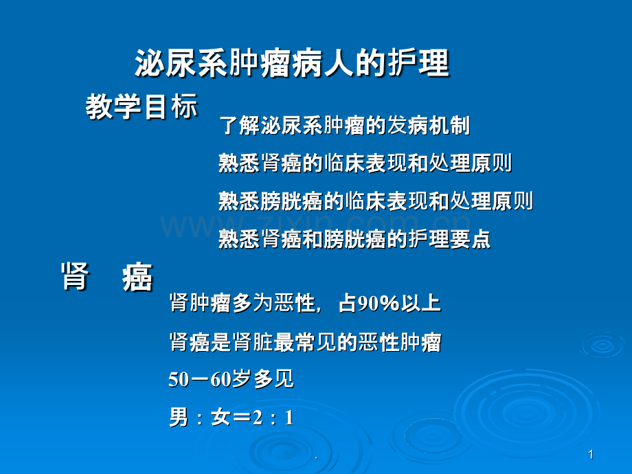 泌尿系肿瘤病人的护理.ppt_第1页