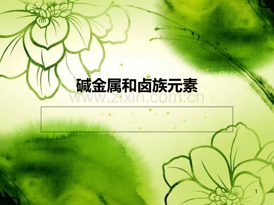 碱金属和卤族元素.ppt_第1页