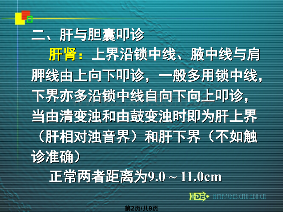 用于叩知某些脏器大小和叩痛.pptx_第2页